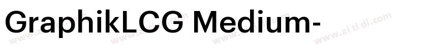 GraphikLCG Medium字体转换